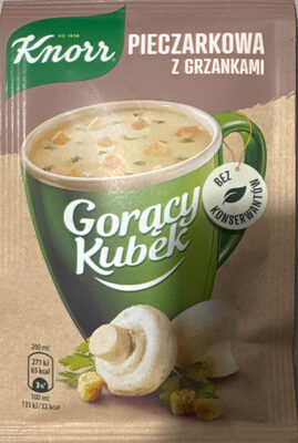 Gorący Kubek Pieczarkowa Z Grzankami Knorr