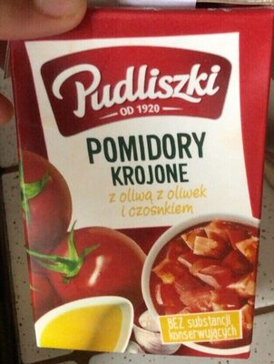 Pomidory Krojone Z Oliwą Z Oliwek I Czosnkiem - Pudliszki