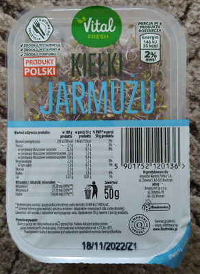 Kiełki Jarmużu Vital Fresh 