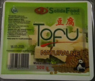 Tofu Naturalne Solida Food