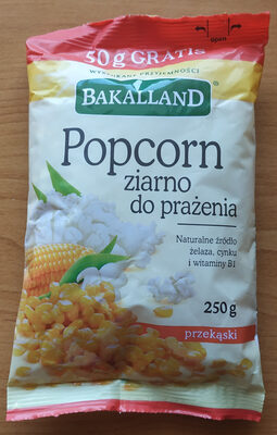 Popcorn ziarno do prażenia Bakalland