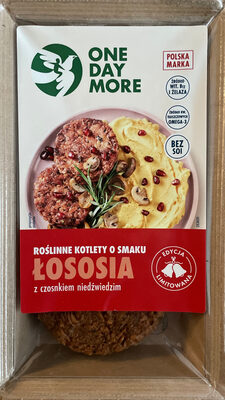Roślinne kotlety o smaku łososia One Day More