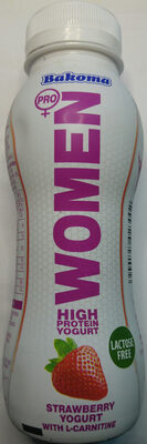 Woman High Protein Strawberry Yogurt Bakoma