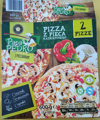 Pizza z pieca kamiennego z pieczarkami Biedronka