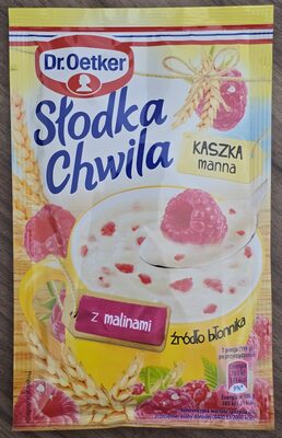 KASZKA manna z malinami Dr. Oetker