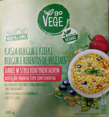 Danie kontynentalne z kaszą blugur i kiełkami GoVege