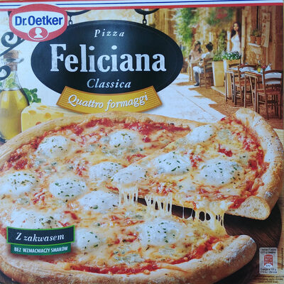Pizza 4 sery, głęboko mrożona. Dr. Oetker