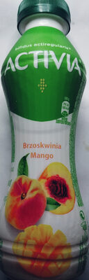 Jogurt o smaku brzoskwinia - mango ze szczepem bakterii ActiRegularis Danone