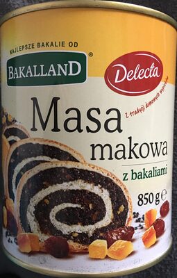 Masa makowa z bakaliami Bakalland