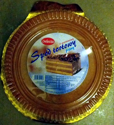 Spód tortowy jasny 3-warstwowy Delecta