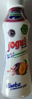 Jogurt śliwka z owocami goji do picia Joguś