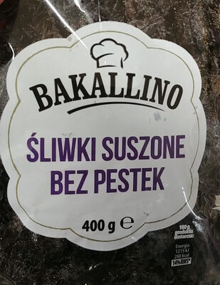 Śliwki suszone bez pestek Bakallino