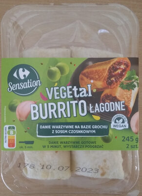VEGEtal BURRITO łagodne Carrefour