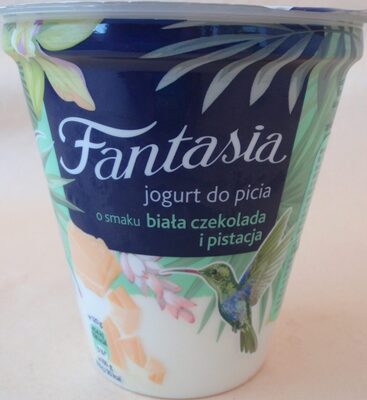 Jogurt do picia o smaku białej czekolady i pistacji Danone