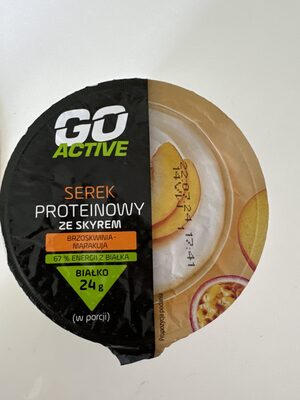 Serek proteinowy ze skyrem (brzoskwinia-mango) Go Active