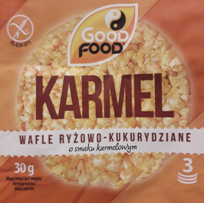 Wafle ryżowo-kukurydziane o smaku karmelowym Good Food