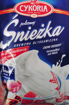 Koncentrat deseru w proszku do przyrządzania na mleku Śnieżka