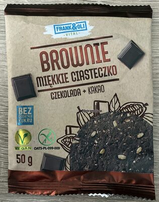 Brownie miękkie ciasteczko czekolada + kakao Frank&oli