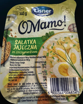 O Mamo! sałatka jajeczna ze szypiorkiem Lisner
