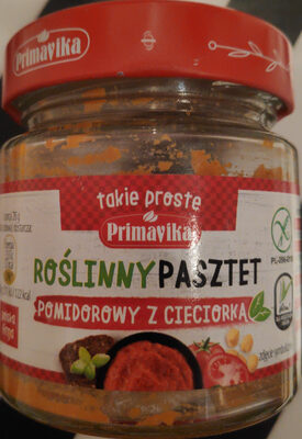 Roślinny pasztet pomidorowy z cieciorką Primavika