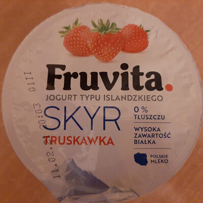 Skyr Jogurt Typu Islandzkiego Truskawka Fruvita
