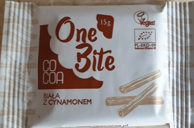 Czekolada biała z cynamonem One Bite