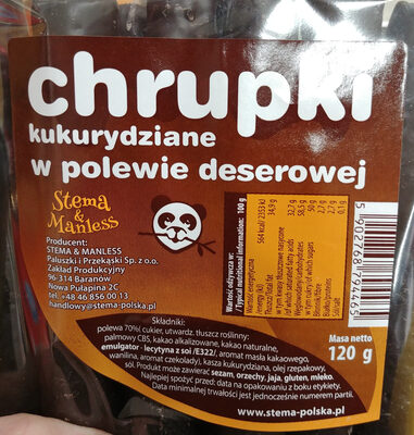 Chrupki kukurydziane w polewie deserowej Stema & Manless