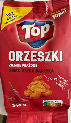 Orzeszki ziemne prażone smak ostra papryka Top
