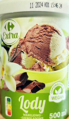 Lody waniliowo-czekoladowe Carrefour