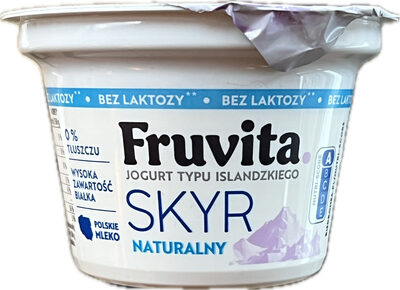 Skyr Naturalny Bez Laktozy Fruvita