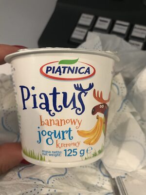 Piątuś bananowy jogurt kremowy Piątnica
