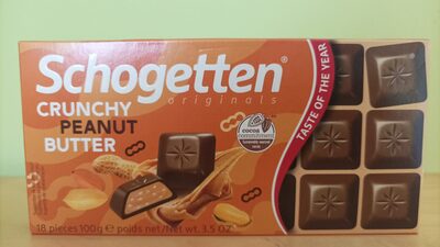 Schogetten crunchy peanut butter