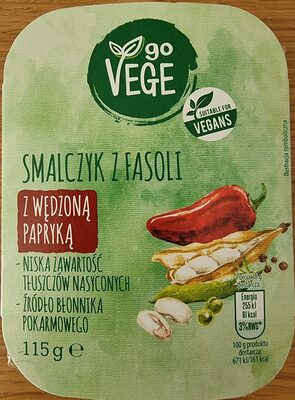 Smalczyk z fasoli z wędzoną papryką Go Vege