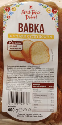 Babka o smaku cytrynowym Kaufland