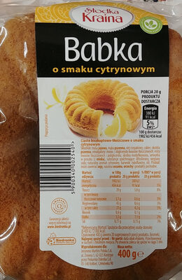 Babka o smaku cytrynowym Słodka Kraina
