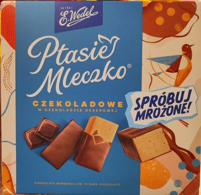 Ptasie mleczko czekoladowe w czekoladzie deserowej E. Wedel