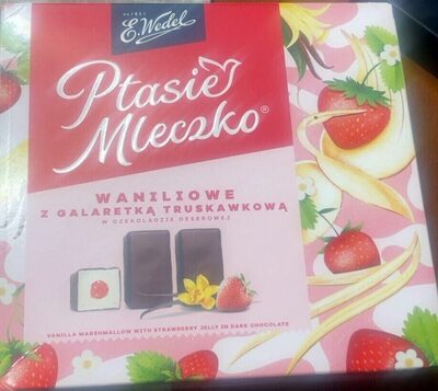 Ptasie mleczko waniliowe z galaretką truskawkową E. Wedel