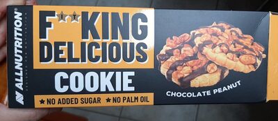F**king delicious cookie chocolate peanut ALLNUTRITION