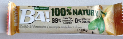 BA! 100% NATURY – Daktyle & Pomarańcza z prażonymi arachidami i zbożem Bakalland