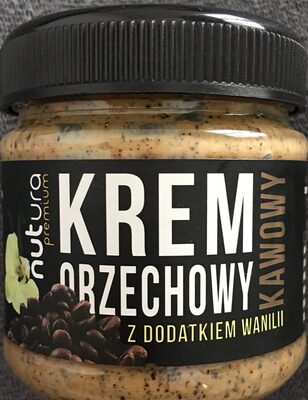 Krem orzechowy kawowy z dodatkiem wanilii Nututra