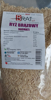 Ryż brązowy basmati Brat.pl