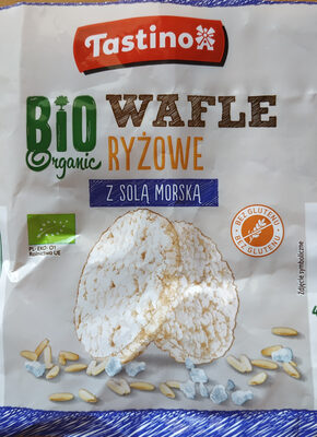 Bio Wafle ryżowe z solą morską Tastino