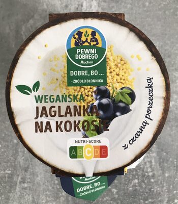 Wegańska jaglanka na kokosie Auchan