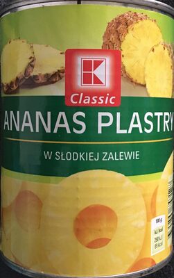 Ananas plastry K-Classic