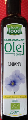Olej lniany ekologiczny Look Food