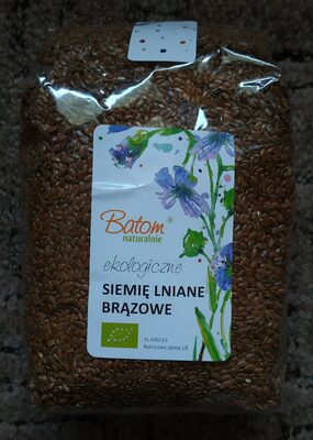 Ekologiczne siemię lniane brązowe BATOM.PL