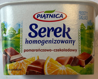 Serek homogenizowany pomarańczowo-czekoladowy Piątnica