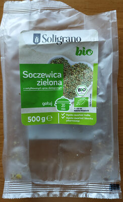 Soczewica zielona z certyfikowanych upraw ekologicznych Soligrano