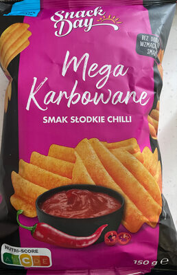Mega karbowane smak słodkie chilli Snack Day
