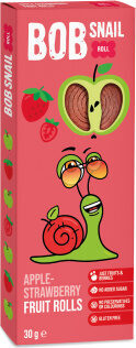 Jabłkowo-truskawkowe przekąski Bob Snail